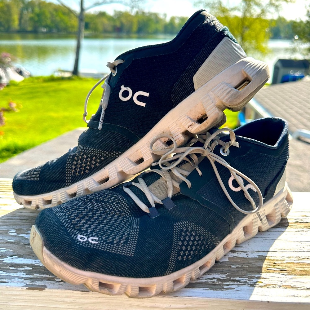 On cloud running shoes